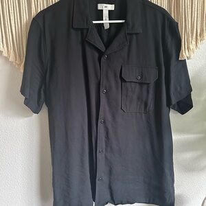 BP Black Casual Button Down Shirt